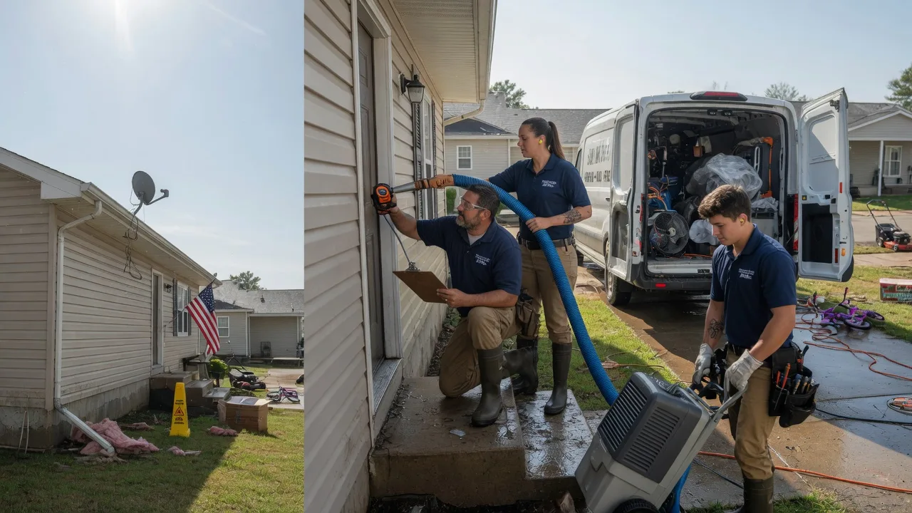 Ceiling Water Damage Restoration in Sullivan City, TX near me